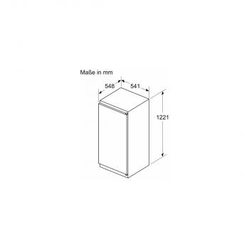 Neff KI1411SE0 N 30 Einbaukühlschrank, Nischenhöhe: 122 cm, 56 cm breit, Schlepptürtechnik, 204 L, Fresh Safe, Eco Air Flow, LED-Beleuchtung