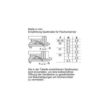 Neff KI8878FE0 N90 Einbau Kühl-Gefrierkombination, Nischenhöhe: 177,5cm, 237L, Festtürtechnik, LowFrost, VitaControl, Urlaubsschaltung