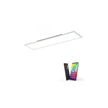 ARDEBO.de Paul Neuhaus Q-FLAG, 120x30cm, LED Panel, LED-Deckenleuchte, Smart Home, 48W, 6200lm (8098-16)