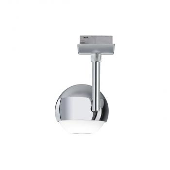 Paulmann URail LED Schienenspot Capsule II Einzelspot, 6W, 315lm, 2700K, chrom (95455)