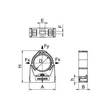 OBO Bettermann SQ-15 LGR starQuick-Schelle (2146096)