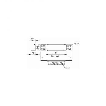 OBO Bettermann RWEB 610 FS Reduzierwinkel für Kabelrinne, 60x100mm (7109105)