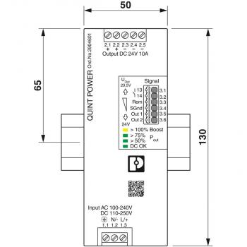 Phoenix Contact Stromversorgung - QUINT4-PS/1AC/24DC/10, 10A, 240W (2904601)