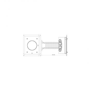 Dehn Trennstellenkasten für WDV-Systeme mit Abstandhalter TSKS WDVS 185X140X88 AH50.200 K V2A (476055)