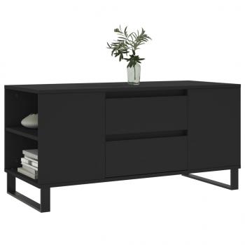 Couchtisch Schwarz 102x44,5x50 cm Holzwerkstoff