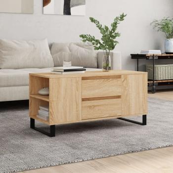 ARDEBO.de - Couchtisch Sonoma-Eiche 102x44,5x50 cm Holzwerkstoff