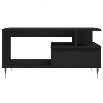 Couchtisch Schwarz 90x49x45 cm Holzwerkstoff