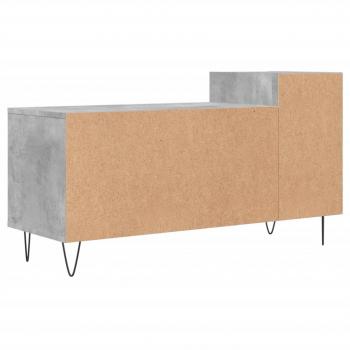 TV-Schrank Betongrau 100x35x55 cm Holzwerkstoff