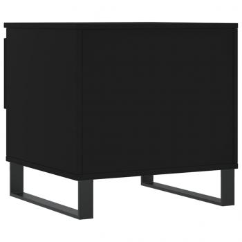 Couchtische 2 Stk. Schwarz 50x46x50 cm Holzwerkstoff