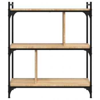 Bücherregal 3 Böden Sonoma-Eiche 76x32x88 cm Holzwerkstoff