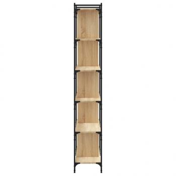 Bücherregal 6 Böden Sonoma-Eiche 76x32x192 cm Holzwerkstoff