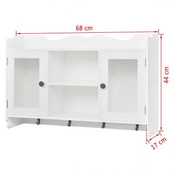 Hängeschrank MDF Weiß