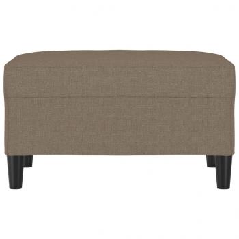 Fußhocker Taupe 70x55x41 cm Stoff