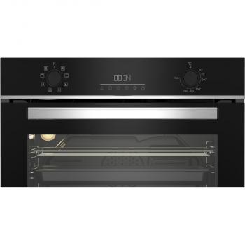 Beko BBCM13300X EEK: A Einbaubackofen, 60cm breit, 48L, Kindersicherung, SteamShine, edelstahl