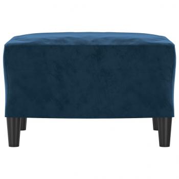 Fußhocker Blau 60x50x41 cm Samt