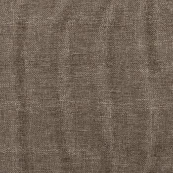 Fußhocker Taupe 70x55x41 cm Stoff