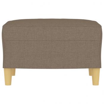 Fußhocker Taupe 60x50x41 cm Stoff