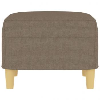 Fußhocker Taupe 60x50x41 cm Stoff