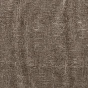 Fußhocker Taupe 60x50x41 cm Stoff