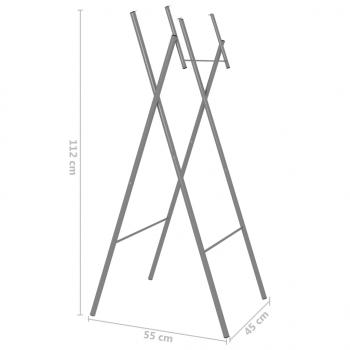 Bartisch-Gestell Klappbar Silbern 45x53x108 cm Verzinkter Stahl