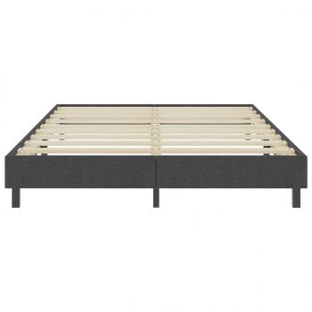 Boxspringbett Dunkelgrau Stoff 160x200 cm