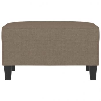 Fußhocker Taupe 70x55x41 cm Stoff