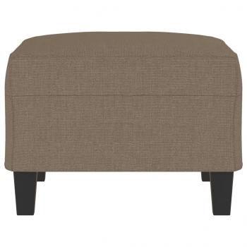 Fußhocker Taupe 70x55x41 cm Stoff