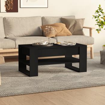 ARDEBO.de - Couchtisch Schwarz 102x55x45 cm Holzwerkstoff