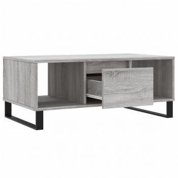 Couchtisch Grau Sonoma 90x50x36,5 cm Holzwerkstoff