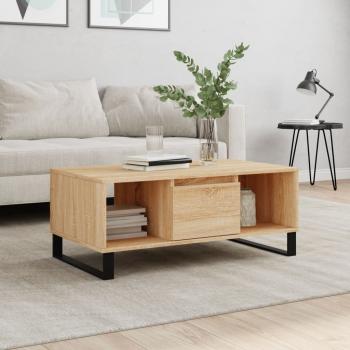 ARDEBO.de - Couchtisch Sonoma-Eiche 90x50x36,5 cm Holzwerkstoff