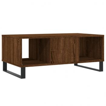 Couchtisch Braun Eichen-Optik 90x50x36,5 cm Holzwerkstoff