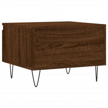 Couchtisch Braun Eichen-Optik 50x46x35 cm Holzwerkstoff