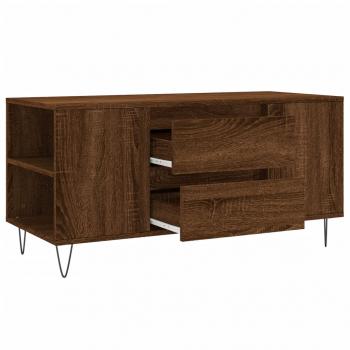 Couchtisch Braun Eichen-Optik 102x44,5x50 cm Holzwerkstoff