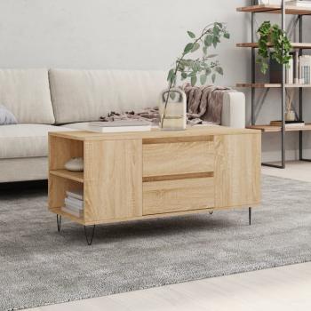 ARDEBO.de - Couchtisch Sonoma-Eiche 102x44,5x50 cm Holzwerkstoff