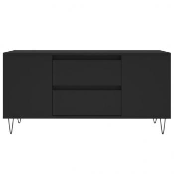 Couchtisch Schwarz 102x44,5x50 cm Holzwerkstoff