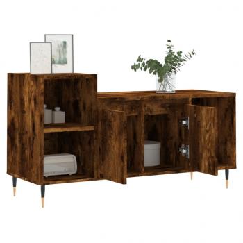 TV-Schrank Räuchereiche 100x35x55 cm Holzwerkstoff