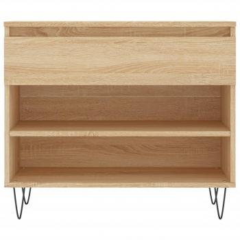 Schuhregal Sonoma-Eiche 70x36x60 cm Holzwerkstoff