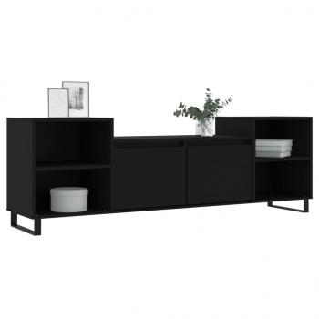 TV-Schrank Schwarz 160x35x55 cm Holzwerkstoff