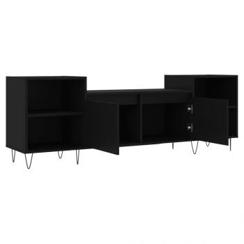 TV-Schrank Schwarz 160x35x55 cm Holzwerkstoff