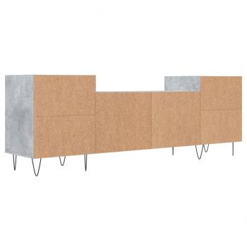 TV-Schrank Betongrau 160x35x55 cm Holzwerkstoff