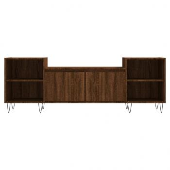 TV-Schrank Braun Eichen-Optik 160x35x55 cm Holzwerkstoff