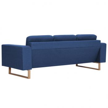 3-Sitzer-Sofa Stoff Blau