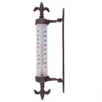 Esschert Design Außenthermometer Gusseisen