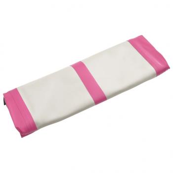 Aufblasbare Gymnastikmatte mit Pumpe 700x100x20 cm PVC Rosa