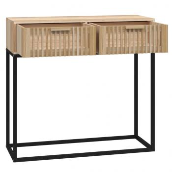 Konsolentisch 80x30x75 cm Holzwerkstoff und Eisen