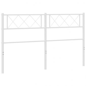 Kopfteil Metall Weiß 120 cm