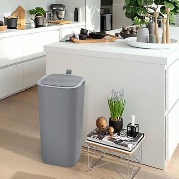 ARDEBO.de - EKO Sensor-Mülleimer Morandi Smart 30 L Grau