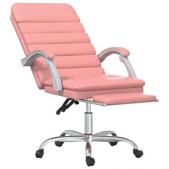 Bürostuhl mit Massagefunktion Rosa Kunstleder