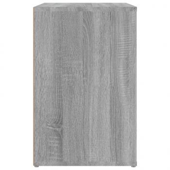 Schuhschrank Grau Sonoma 130x35x54 cm Holzwerkstoff