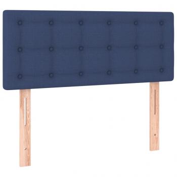 Kopfteil Blau 90x5x78/88 cm Stoff